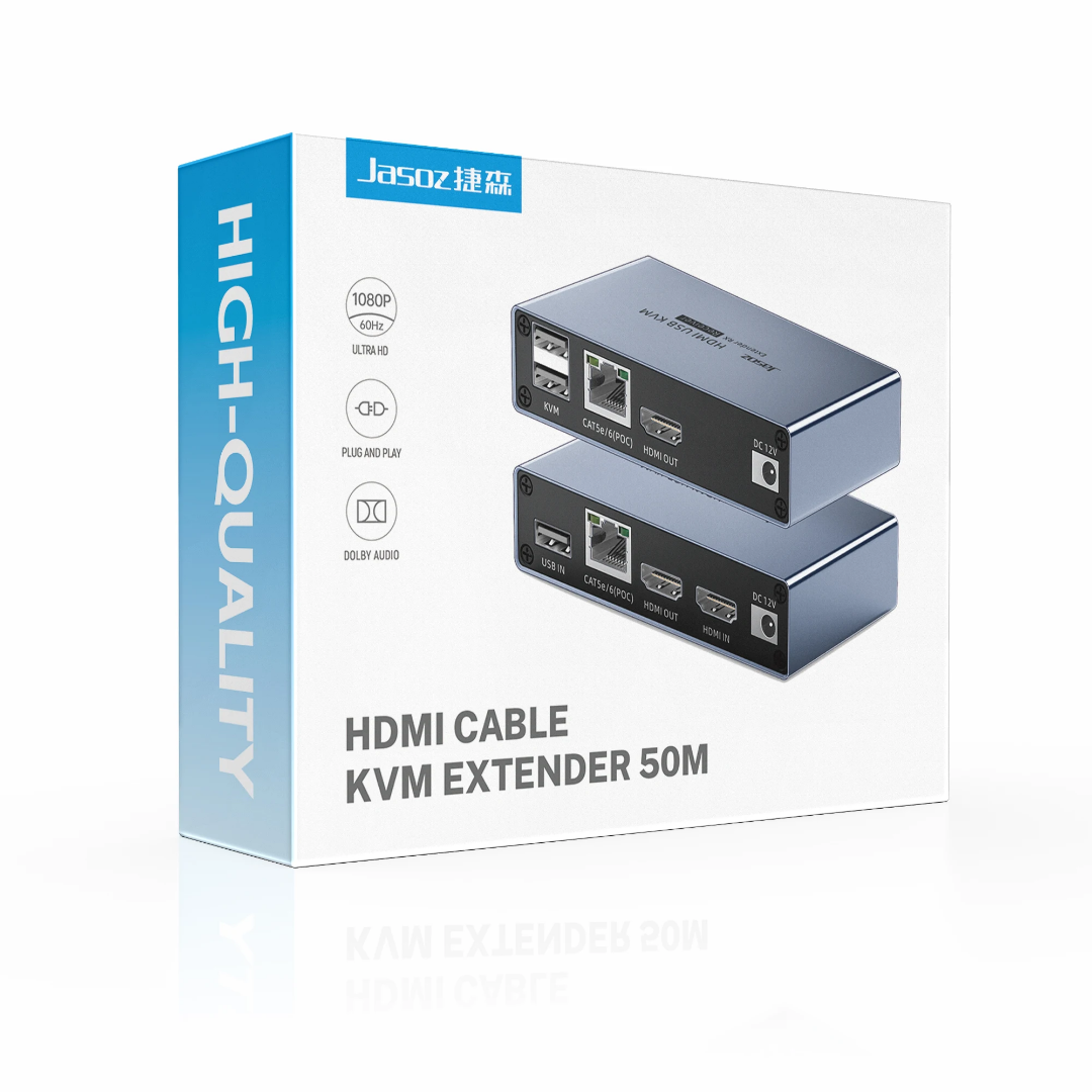 Extender hdmi with loop usb kvm 4k 30hz